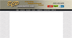 Desktop Screenshot of bcpconcrete.com